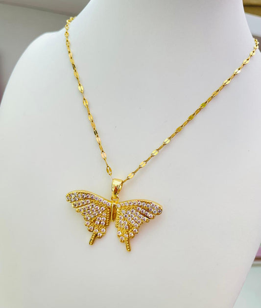 Cadena Butterfly Shine Acero Inoxidable