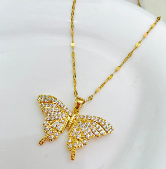 Cadena Butterfly Shine Acero Inoxidable