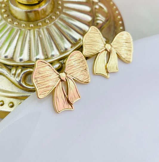 Aretes Lazo de Amor Acero Inoxidable